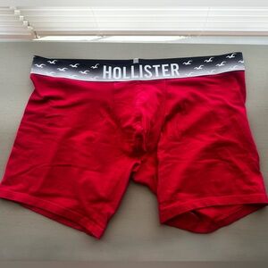 Hollister Red and Black Boxer Briefs